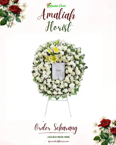 Krans Bunga Duka Cita di Babakanlor